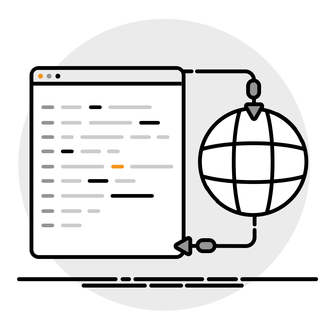 An icon for web design